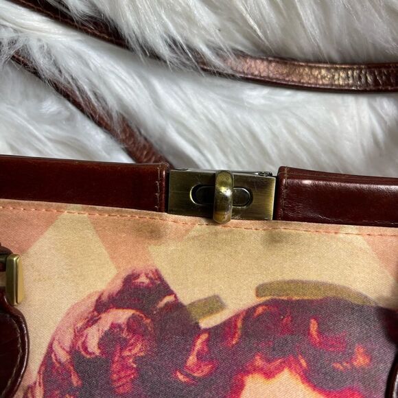 Isabella Fiore vintage fabric and leather shoulder with sequins dinner d… - Picture 12 of 15